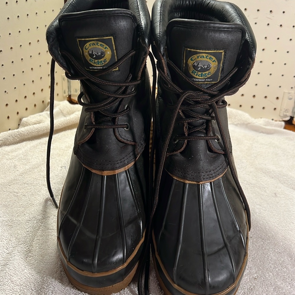 Crater Ridge Duck Boot Pike 3 brown mens size 13